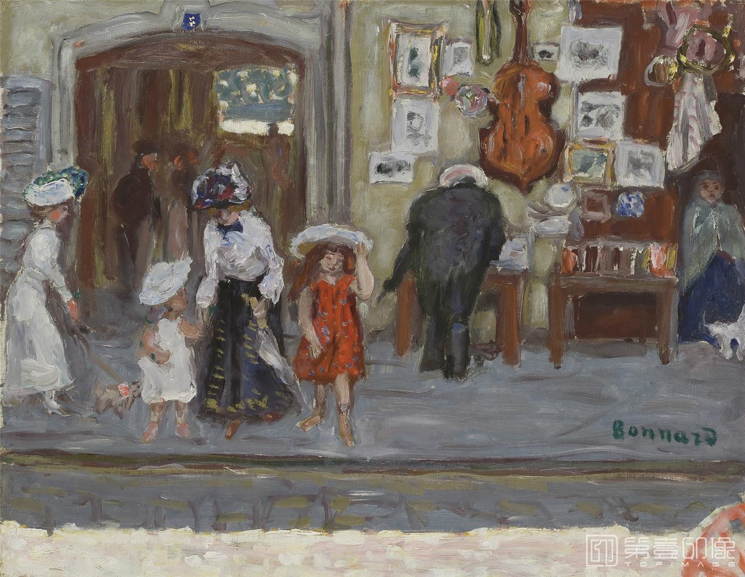 油画-DANS LA RUE